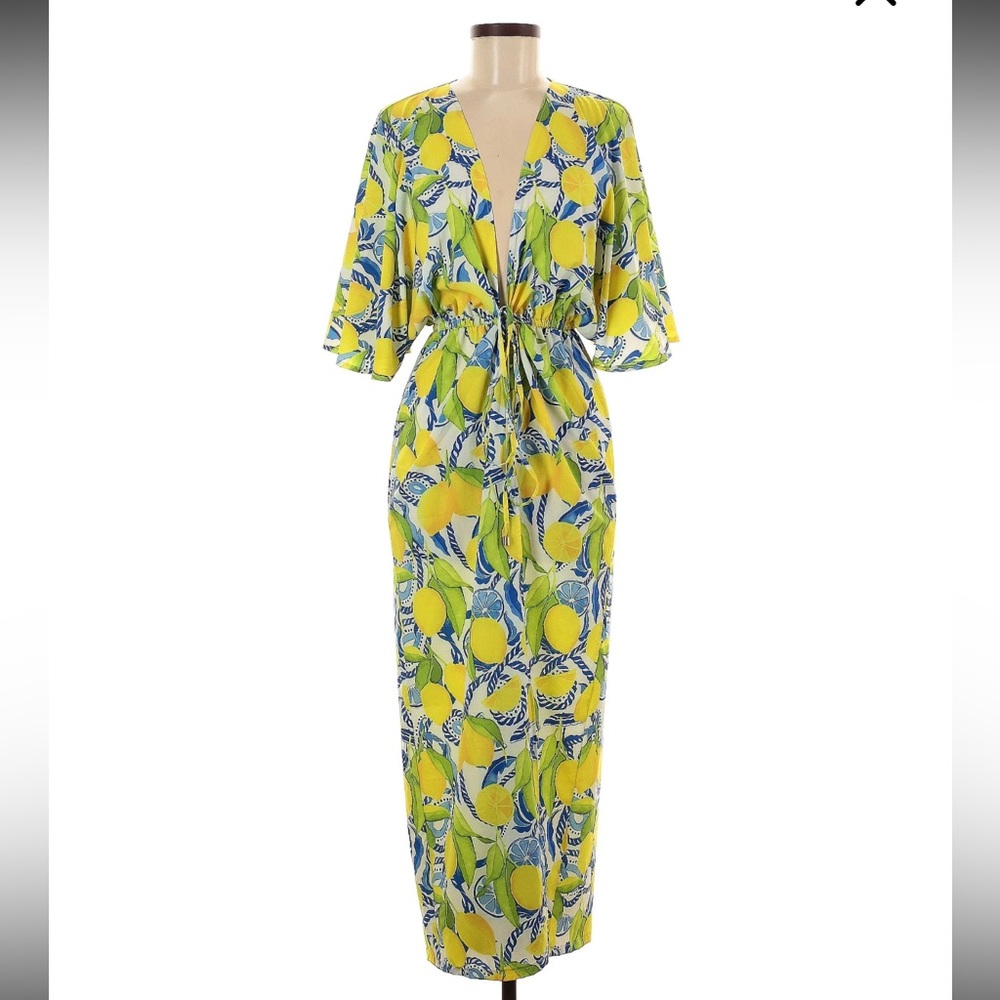 Kenny flowers Positano long cover up